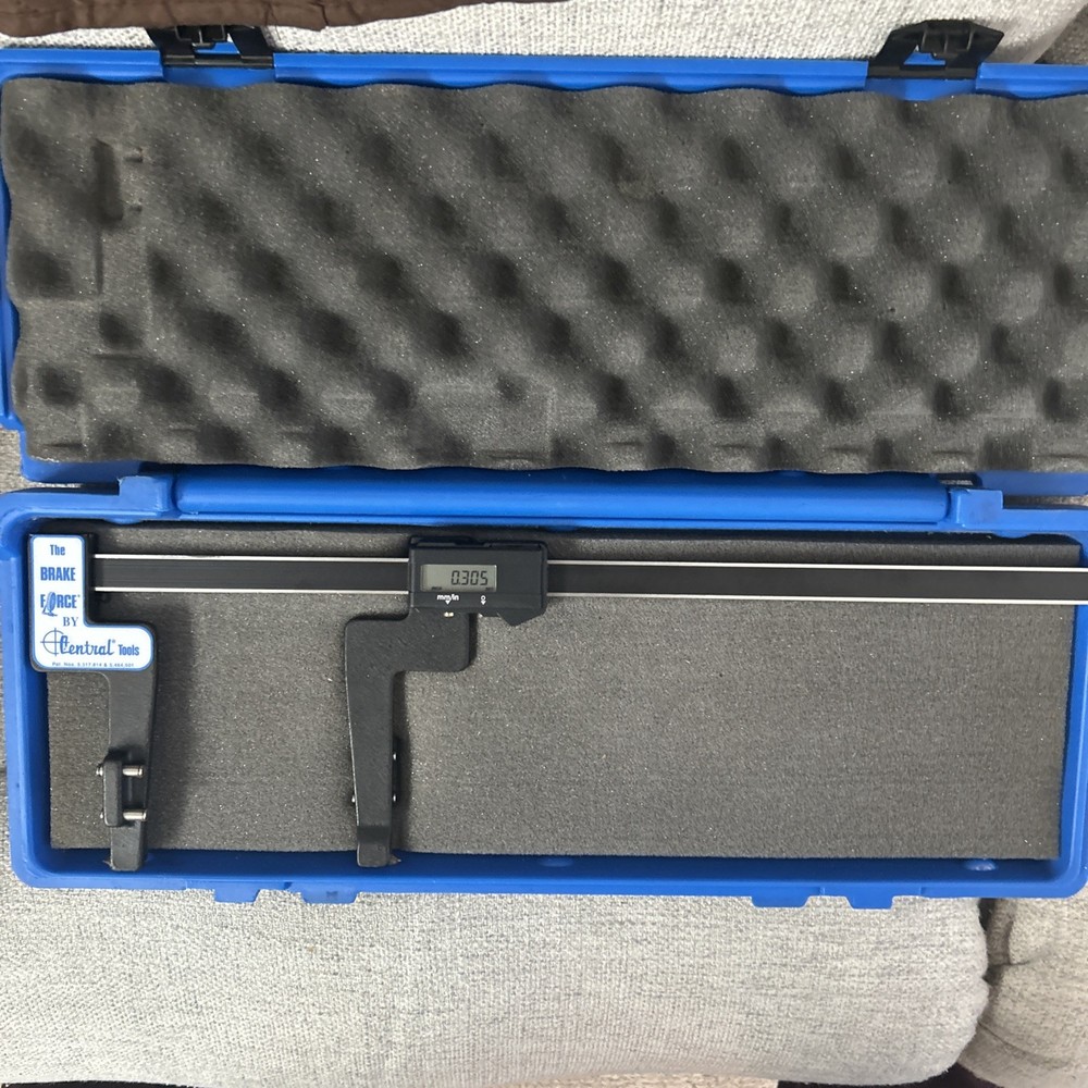 Central Tools Model 6469 Digital Brake Drum Gauge with Case