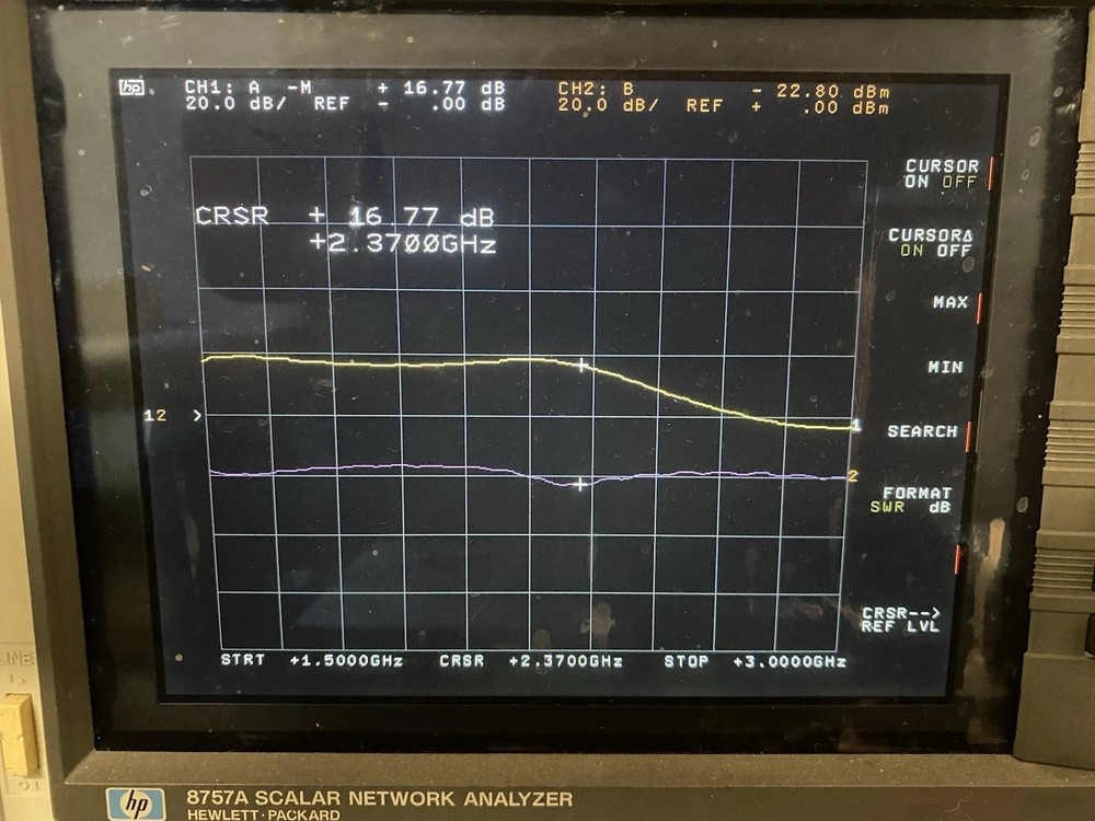 POWER AMPLIFIER 50watt Max 2.3 GHZ LD-MOS GAIN 16.5 Db Kune Electronics TESTED