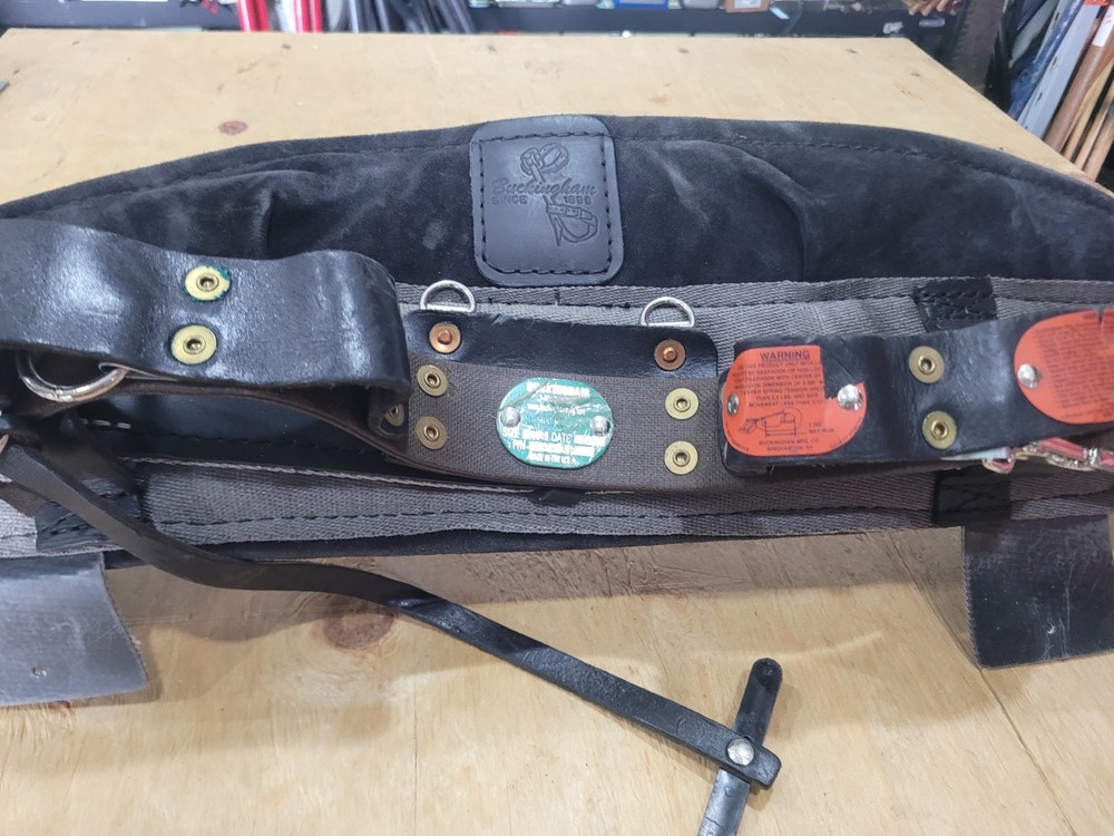 Buckingham 1993F Lineman Pole,Tree Climbing Belt Size 23
