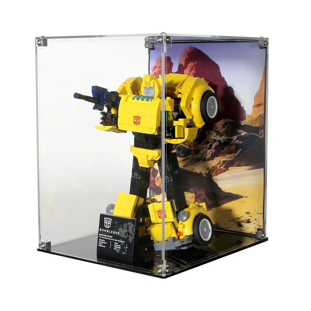 Acrylic Display Case for LEGO 10338 Transformers: Bumblebee