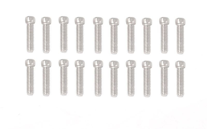 RC4WD - Scale Hex Head Bolts (M2x8mm) (Silver)