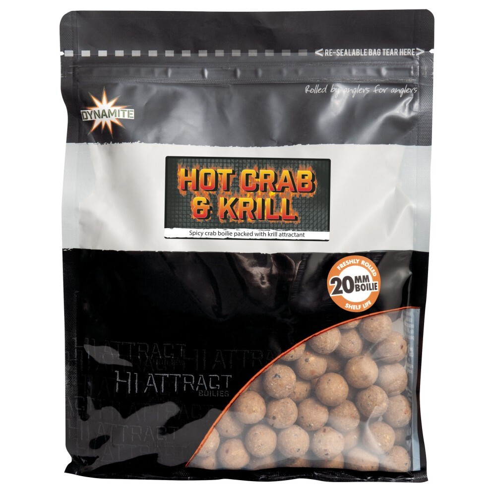 Hot Crab & Krill Boilies 20mm Dynamite Baits