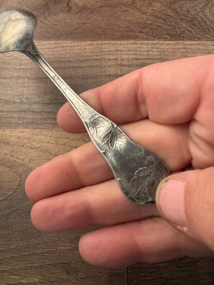 O.C. A1 Orange Pattern Silverplated Fruit Spoon