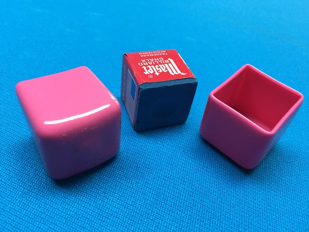 10 Pink Billiard Pool Chalk Cup Holders