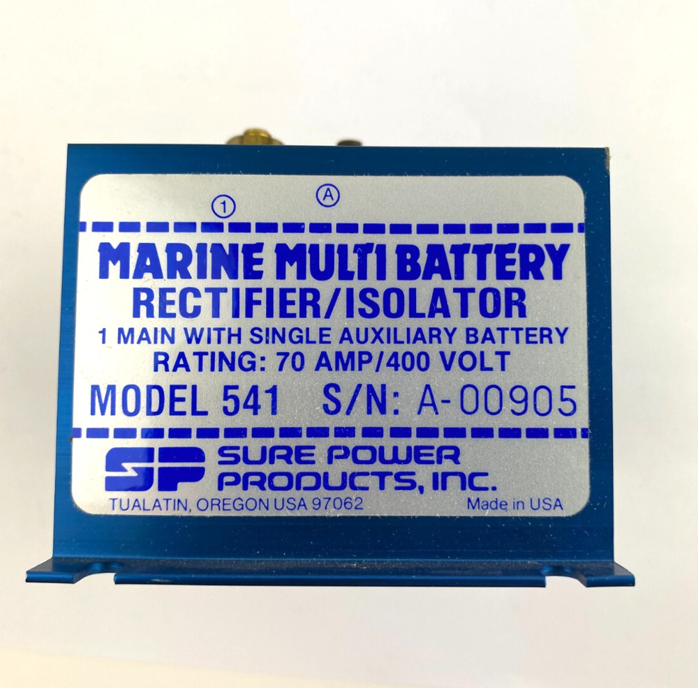 Sure power Marine Multi Battery Rectifier/Isolator MODEL 541 - 70AMP/400VOLT