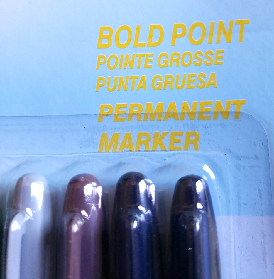24 Colors Fine Bold Point Permament Marker