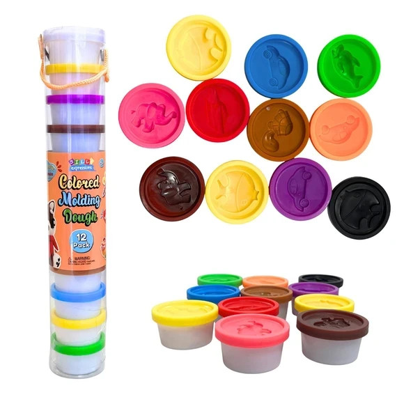 12 Piece Assorted Colors Molding Doug