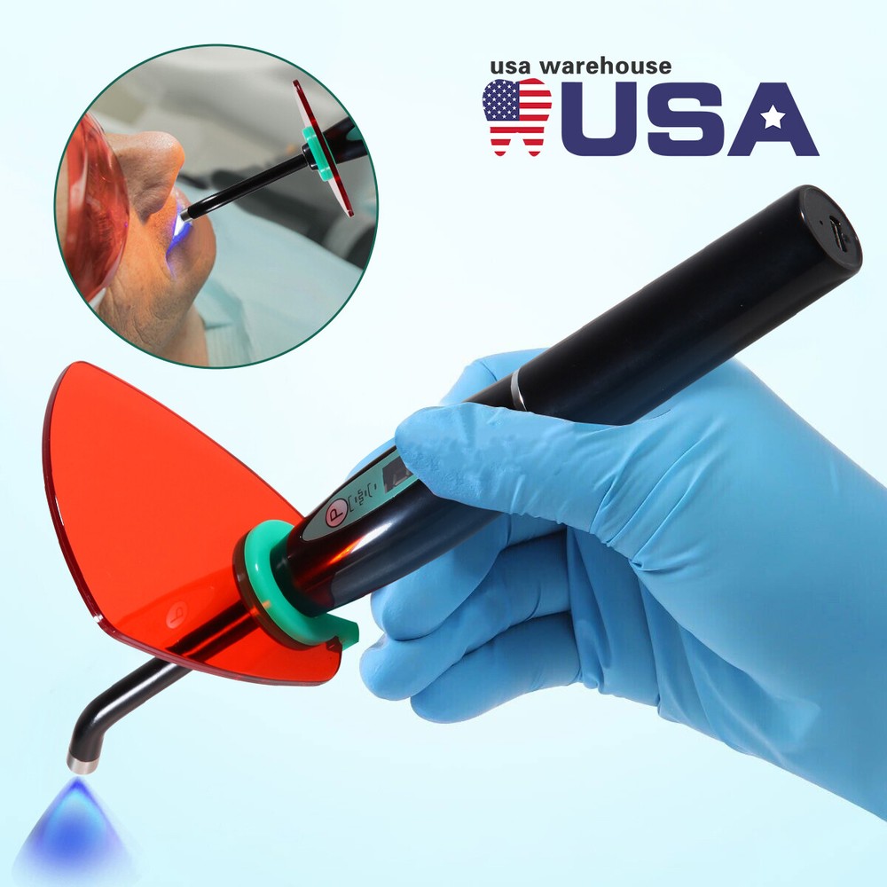 New UV Dental Wireless LED Curing Light Cure Lamp Curing Machine