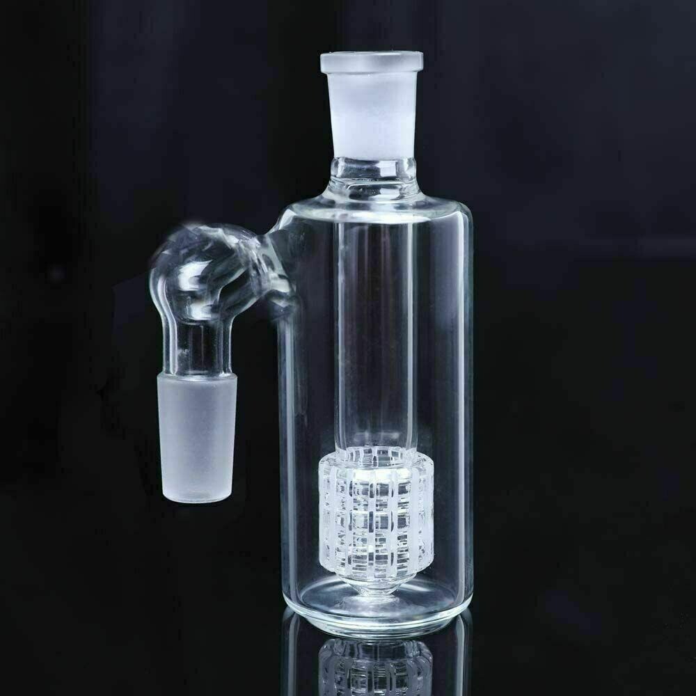14mm Ash Catcher 90 Degree Glass Water Bong Thick Pyrex Glass Bubbler