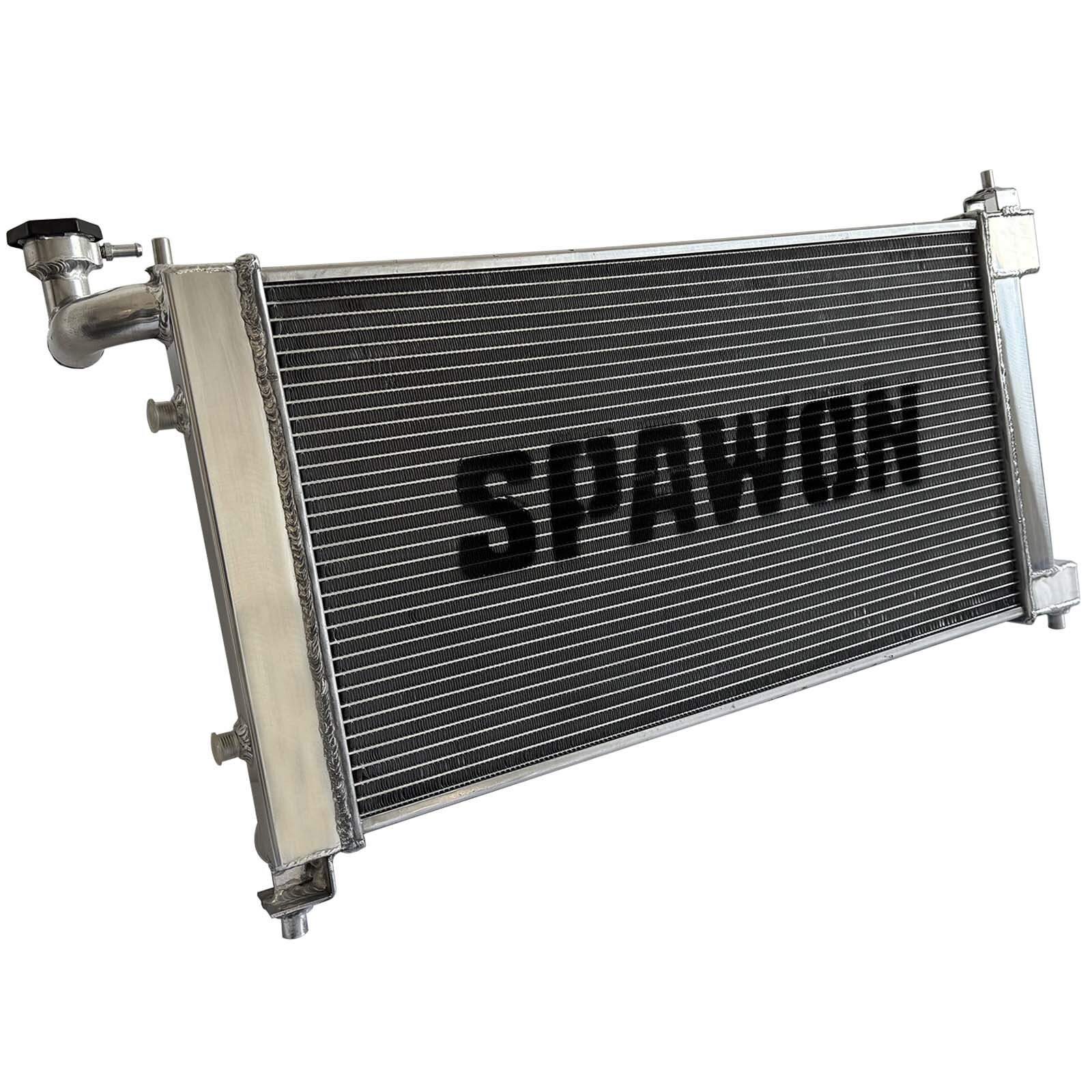 SPAWON Radiator+Fan Shroud For Corolla Matrix/Vibe 2003-2008 Aluminum 1.8L L4 AT