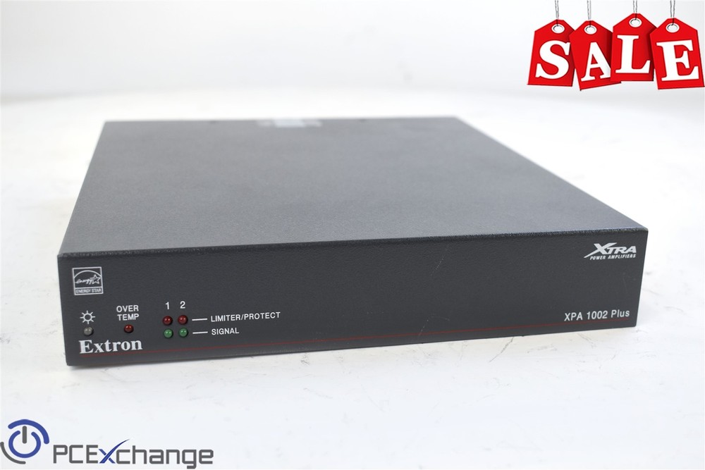 EXTRON XPA 1002 PLUS Two Channel Xtra Power Amplifier