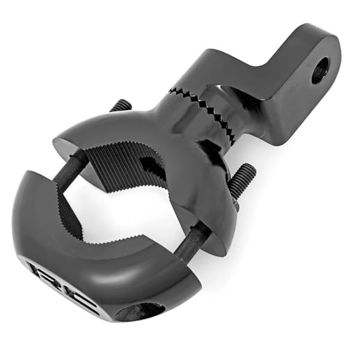 Universal Flag and LED Whip Light Mounting Bracket - Fits 1.25" - 2" Roll
