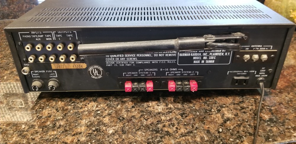 HARMAN KARDON 330C Receiver - Full re-cap & serviceing