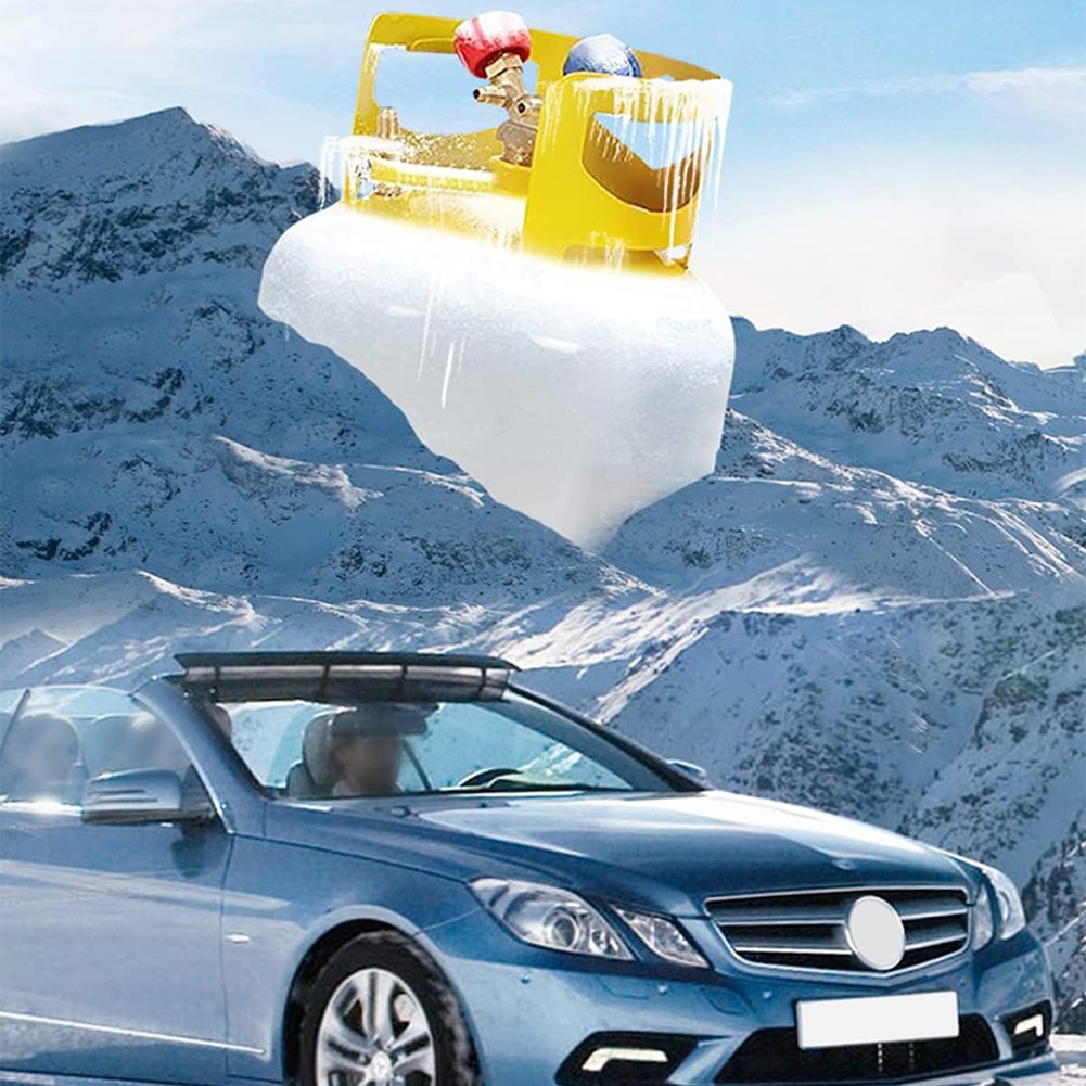 Refrigerant Recovery Reclaim 30lb Cylinder Tank 400PSI Liquid Rated Y Valve