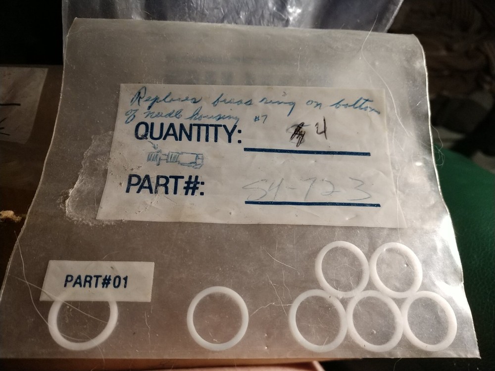 BINKS 54-723 FLUID CONTROL GASKET MODEL 7E2 GUN