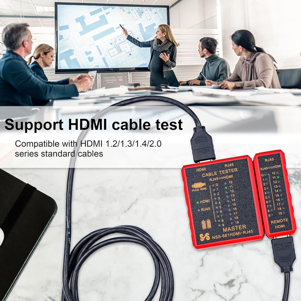 HDMI Tester Portable High Definition Network Cable Tester Checker