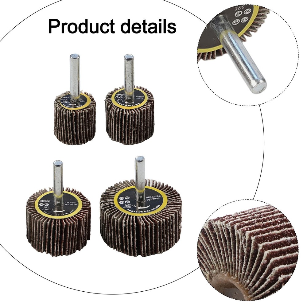 Powerful and Efficient 4PCS Sanding Flap Disc Wheel for Polishing Tasks