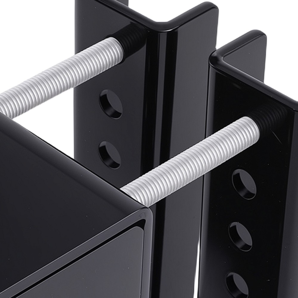 RV Trailer Jack Mounting Bracket Kit for A-Frame 3-Bolt Pattern Steel