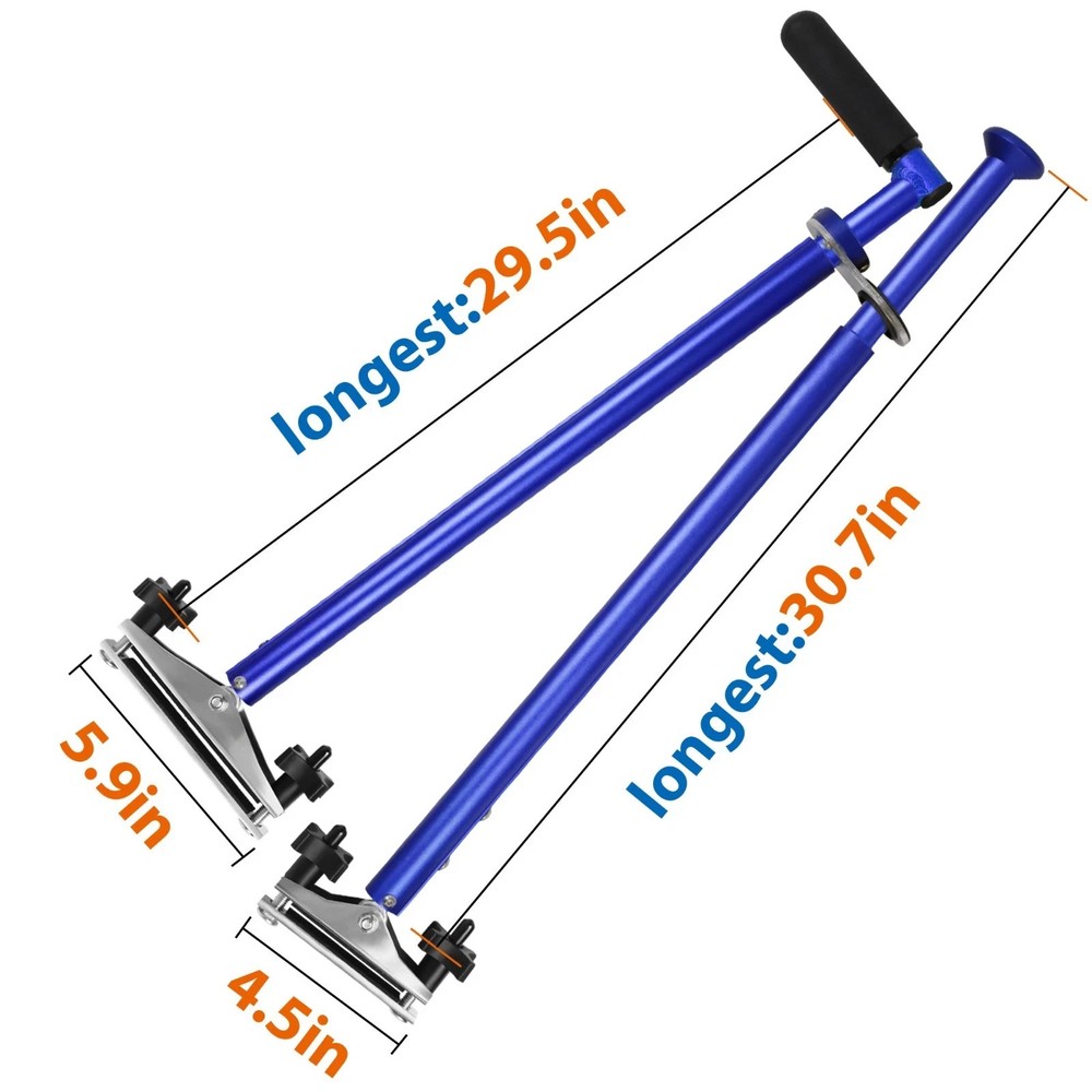 Handicap Driving Hand Controls Universal Portable for Disabled Drivers Blue