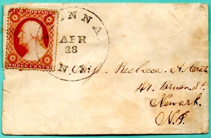 U.S. Scott : 26 w/  Vienna, N.C.     cancel.         /     MB-566