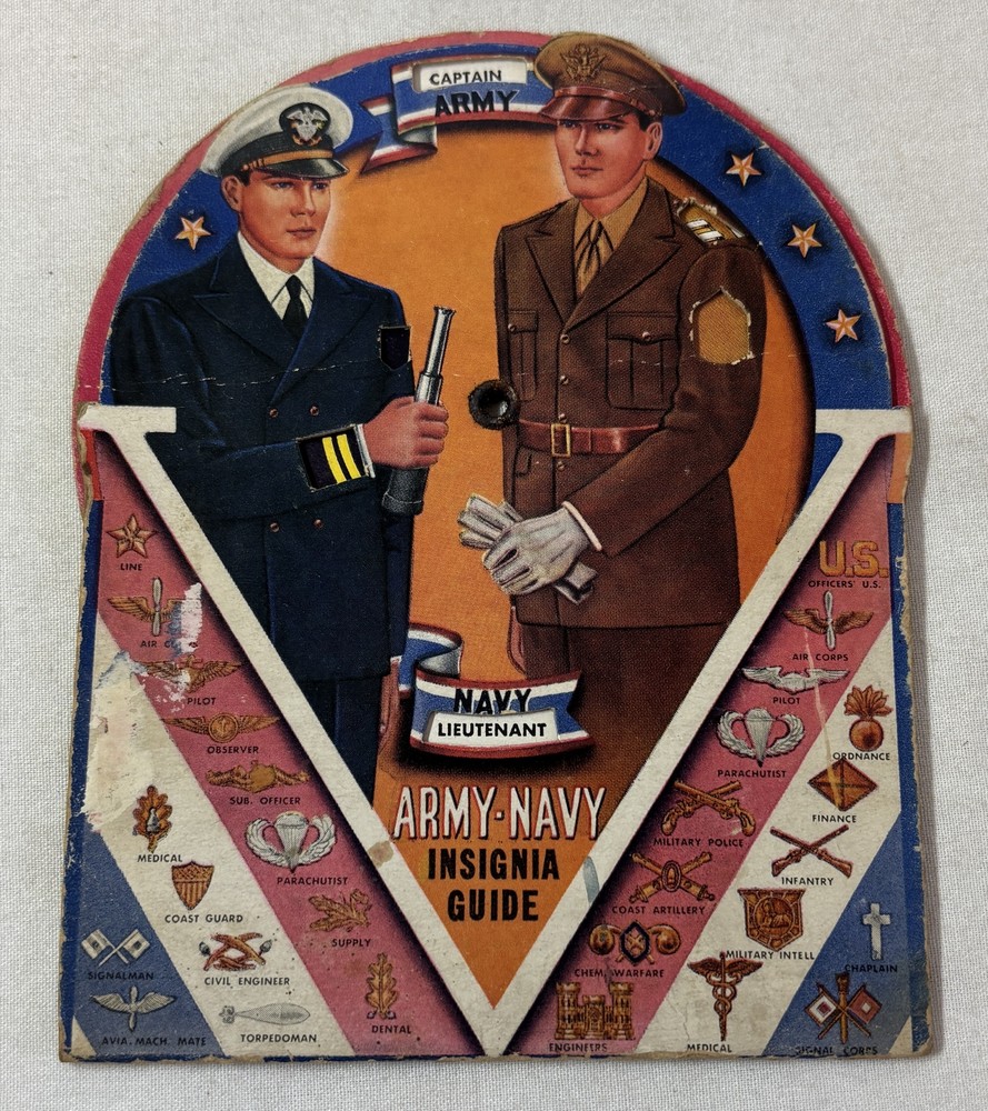 1943 rotating wheel ARMY-NAVY INSIGNIA GUIDE