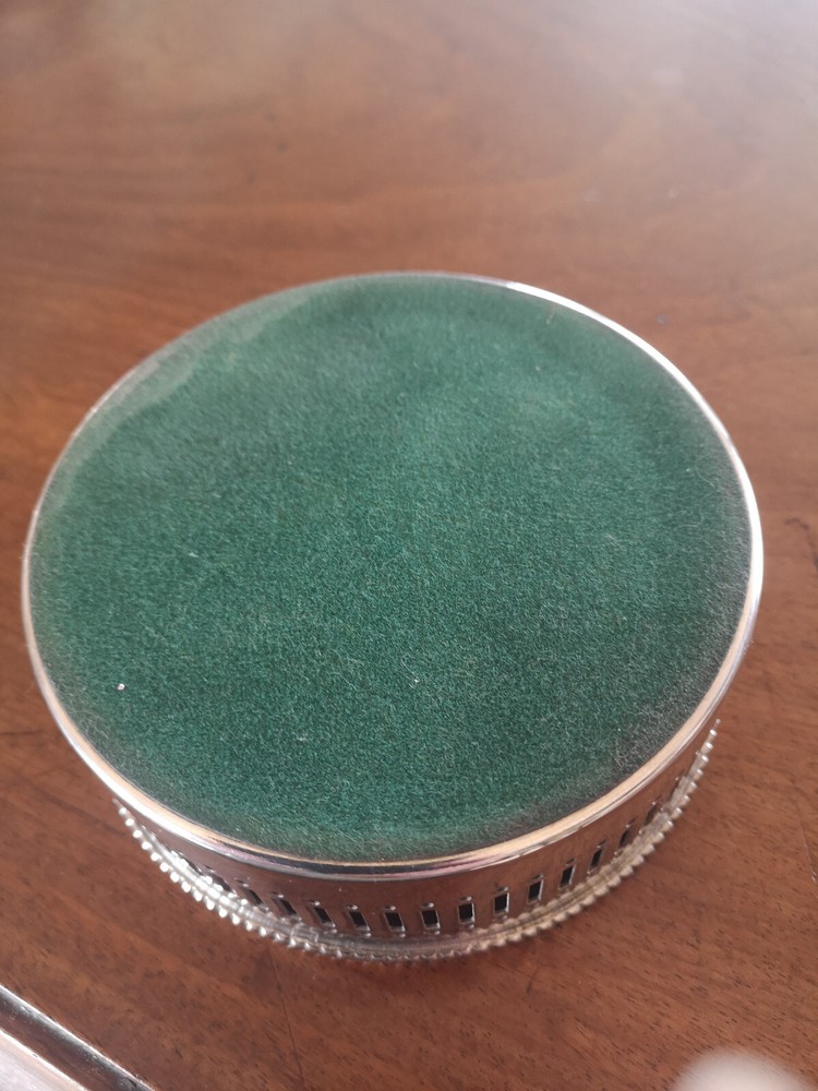 Decanter or Bottle Coaster, Silver Plate