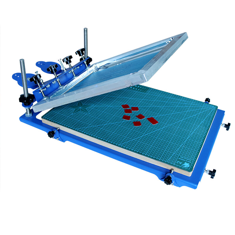 Single-Color Silk Screen Printer 3D Screen Printing Machine Adjustable Height