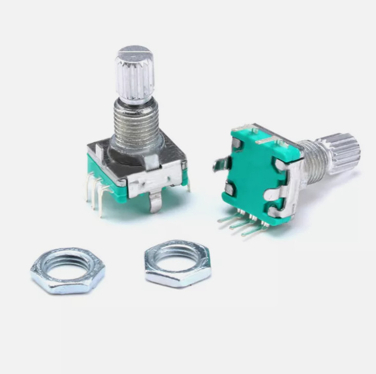 EC11 Plum Blossom Handle Half Shaft Handle Encoder Switch Digital Potentiometer