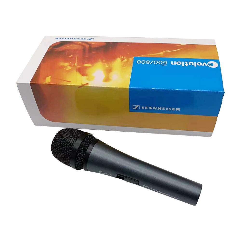 Sennheiser e835-S Dynamic Cardioid Vocal Microphone with On/Off Switch