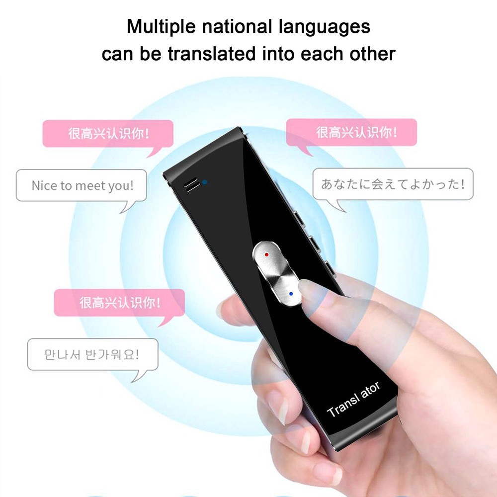 Language Translator Device Supports Multi Languages Real Time Bluetooth Con PFKZ