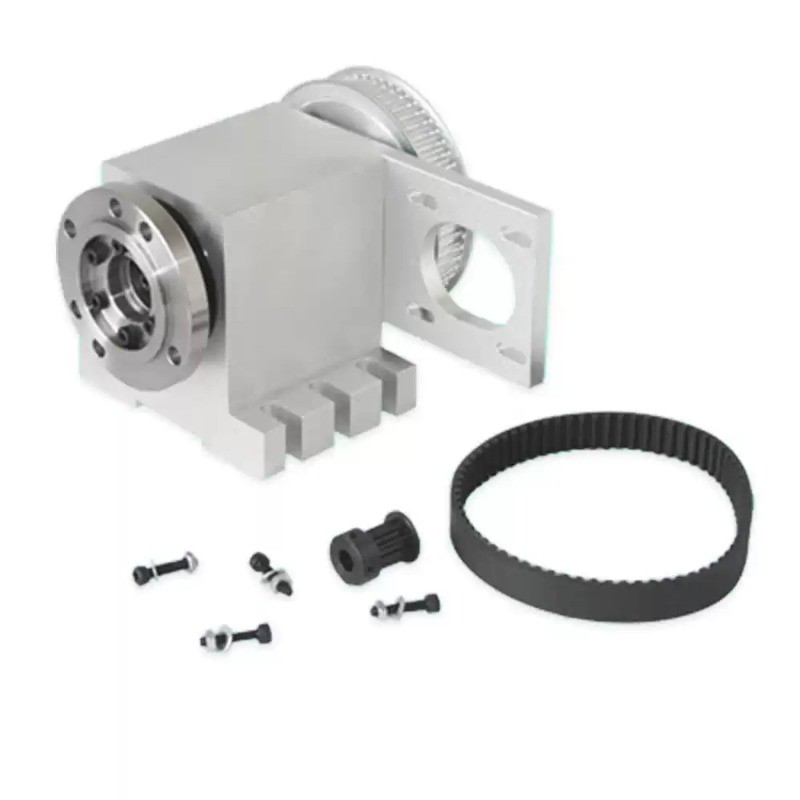 CNC Machine Tool Indexing Head Rotation Axis Fourth Axis Three/Four-Jaw