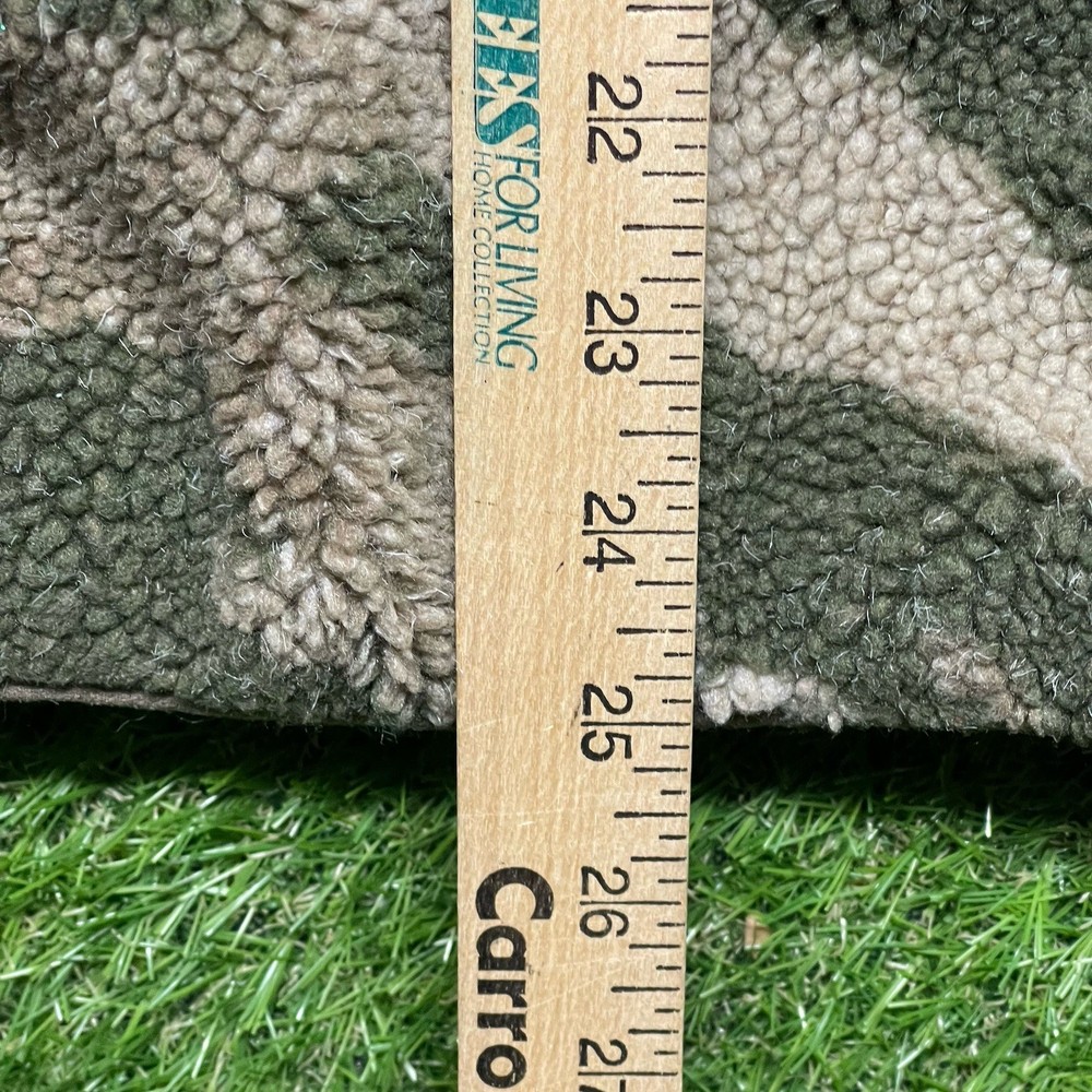 Cabela's Berber Fleece WindShear 1/4 Button Pullover Outfitter Camo 2X Large