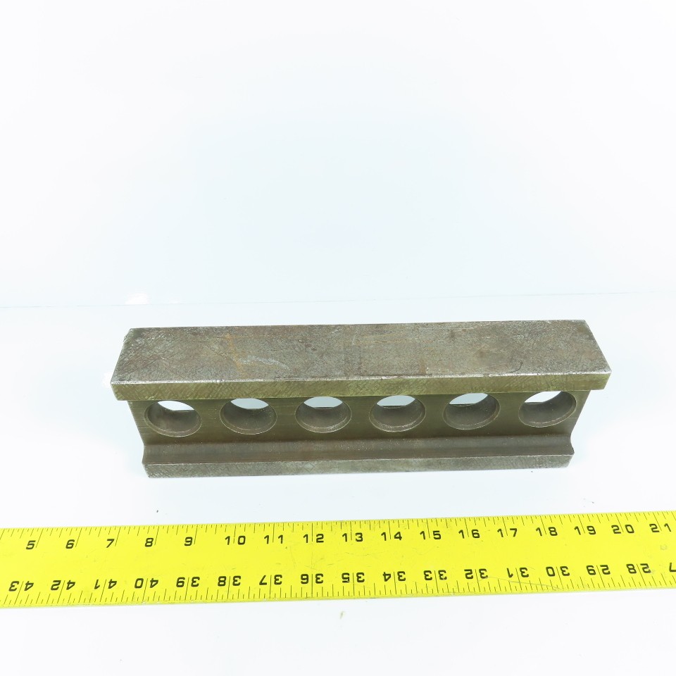 1972 J.G. Pieta 12"L x 4" x 2" W Steel Parallel / Riser Machinist Block Vintage