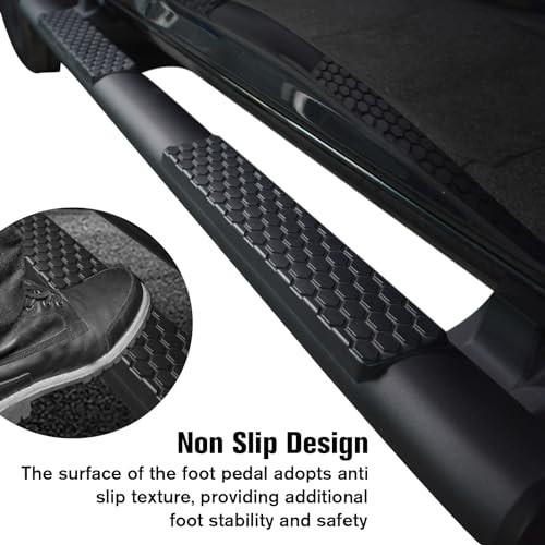 Running Boards Step Pad Replacement for 2009-2018 Dodge Ram 1500, Side Step Nerf