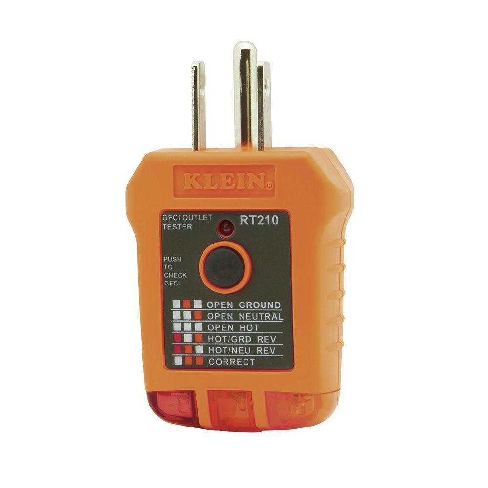 Klein Tools RT210 GFCI Outlet Tester New