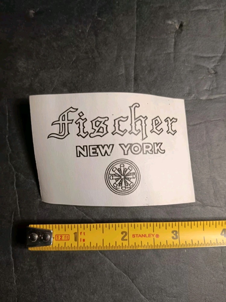 Fischer Piano Fallboard Decal