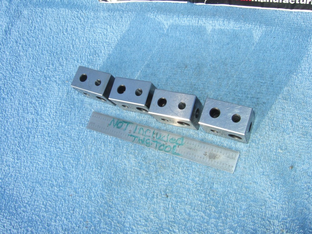 MOORE TOOL Co. BLOCKS (4) BLOCKS PARALLELS TOOLMAKER MACHINIST INSPECTION set A