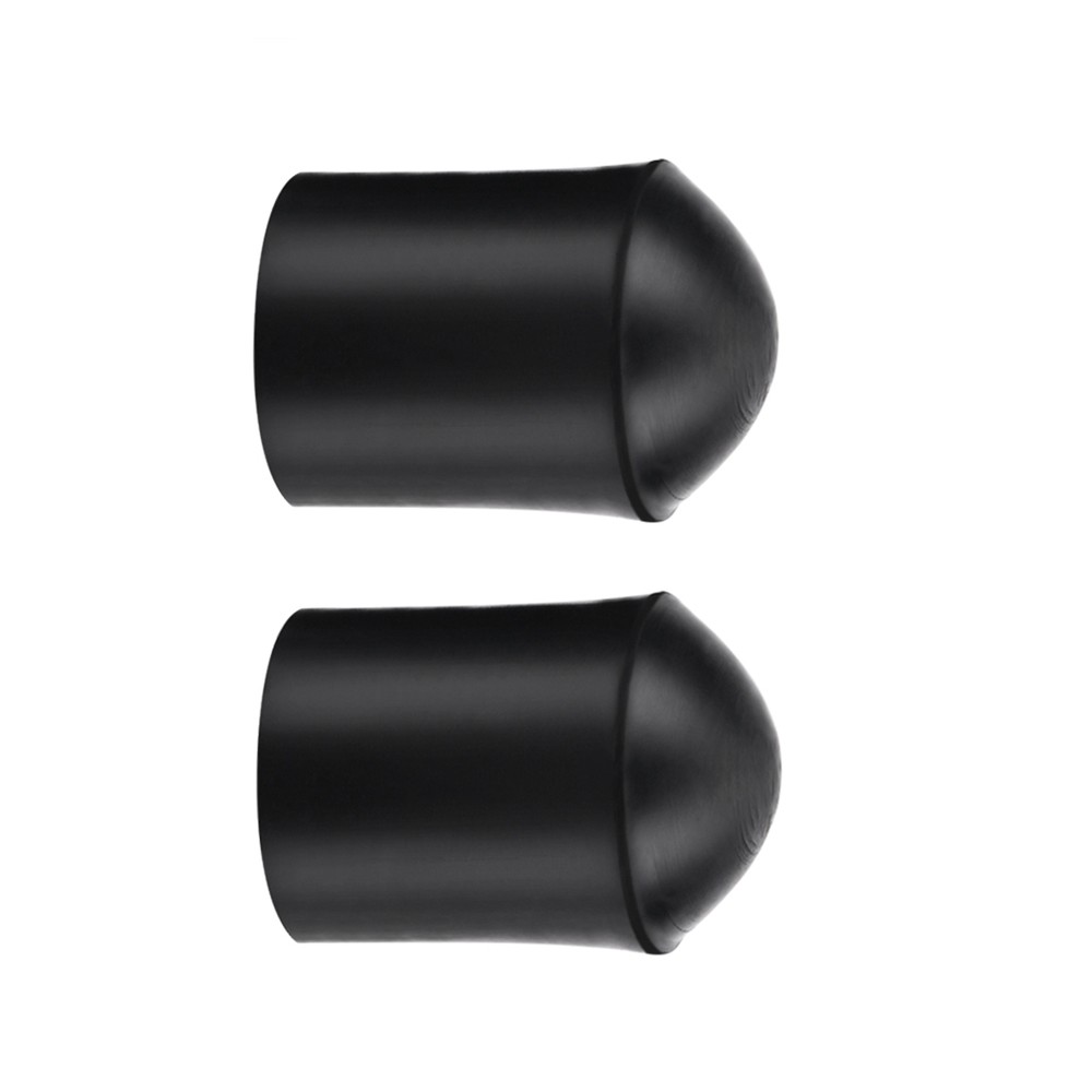 2pc Double Bass Endpin Rubber Tip Stopper Black Protector End Accessory JJS