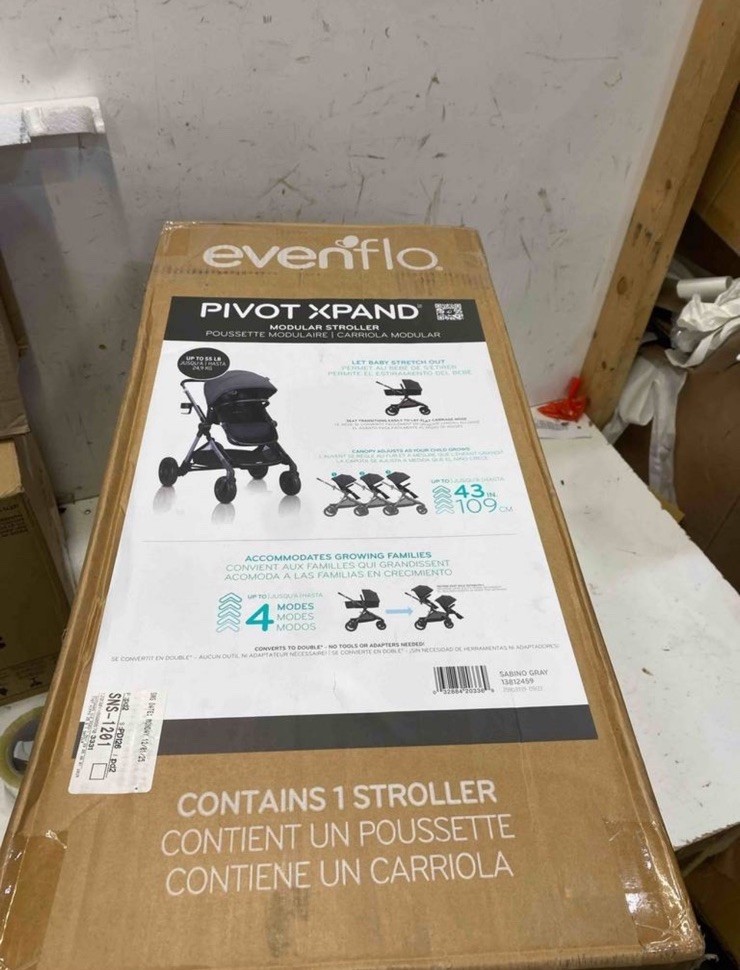 Evenflo Pivot Xpand Modular Stroller (Sabino Gray)