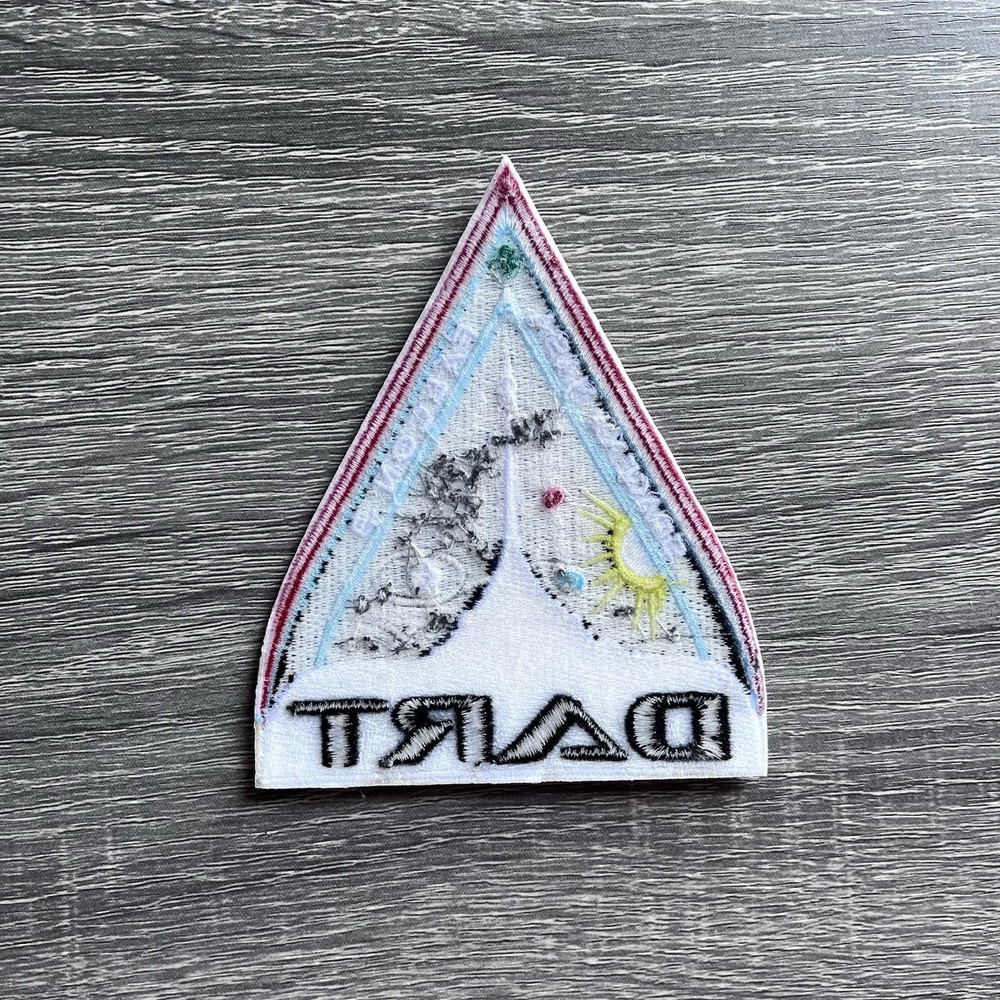 DART FALCON 9 AUTHENTIC SPACEX SPACE-X EMPLOYEE *X* MARKED PATCH 🚀