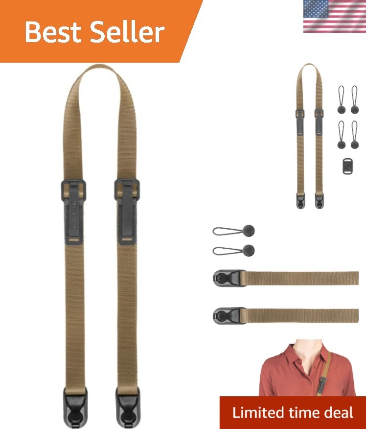 Universal Leash Camera Strap - 33-57 Inch Adjustable Coverage for Professionals