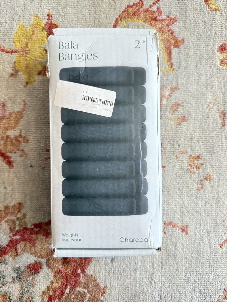 Bala Bangles 2pc Wrist & Ankle Weight Set - Charcoal 2lbs
