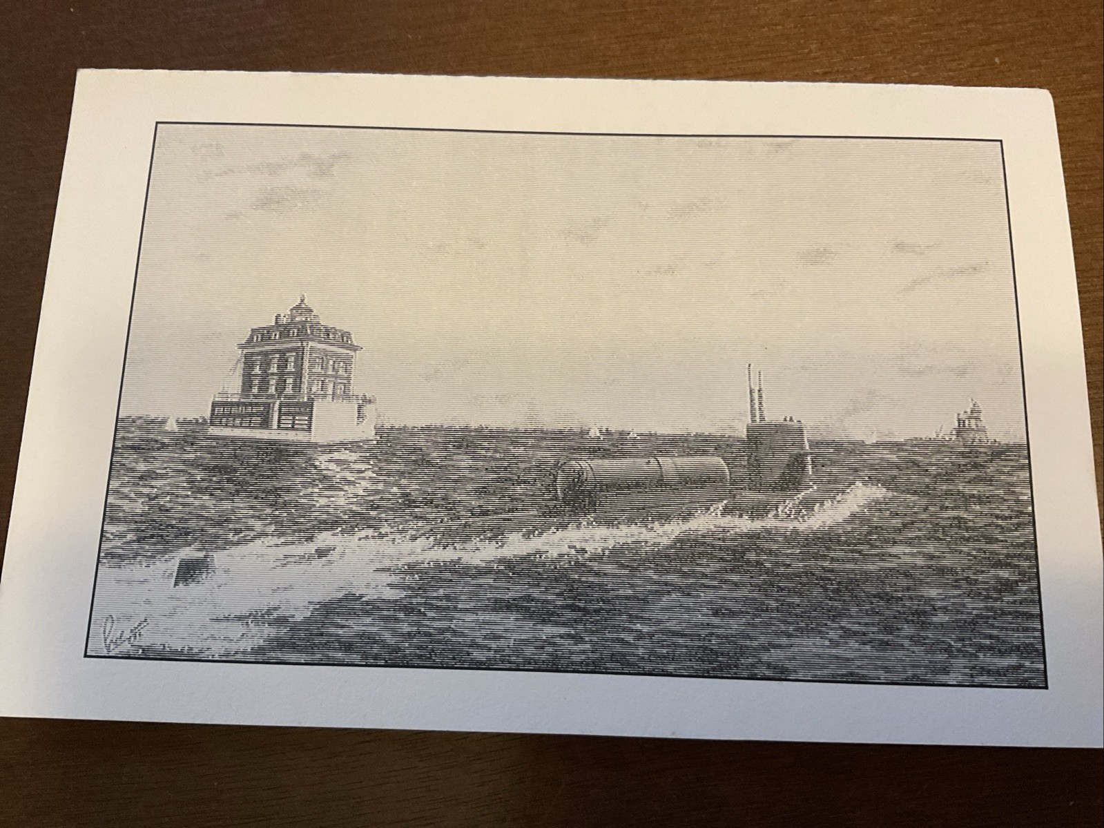 Welcome Aboard USS ARCHERFISH SSN 678 Handout Pamphlet Vintage