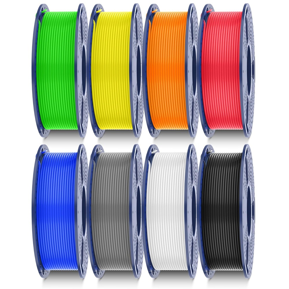 ABS Filament 1.75mm 3D Printer Filament Bundle Multicolor, Individually Vacuu...