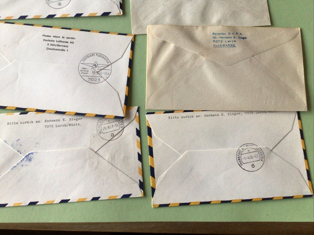 Airmail stamps covers 12 Mixed World Covers Ref A1331