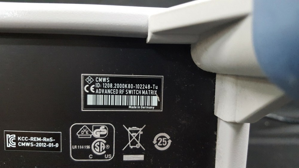 R&S CMWS: Advanced RF Switch Matrix for CMW500 (2248)