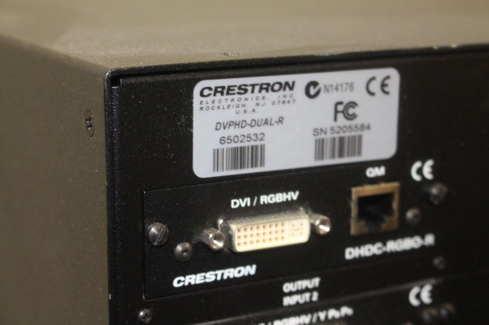 Crestron HD Video Processor DVPHD QUAD VIDEO PROCESSOR LOADED