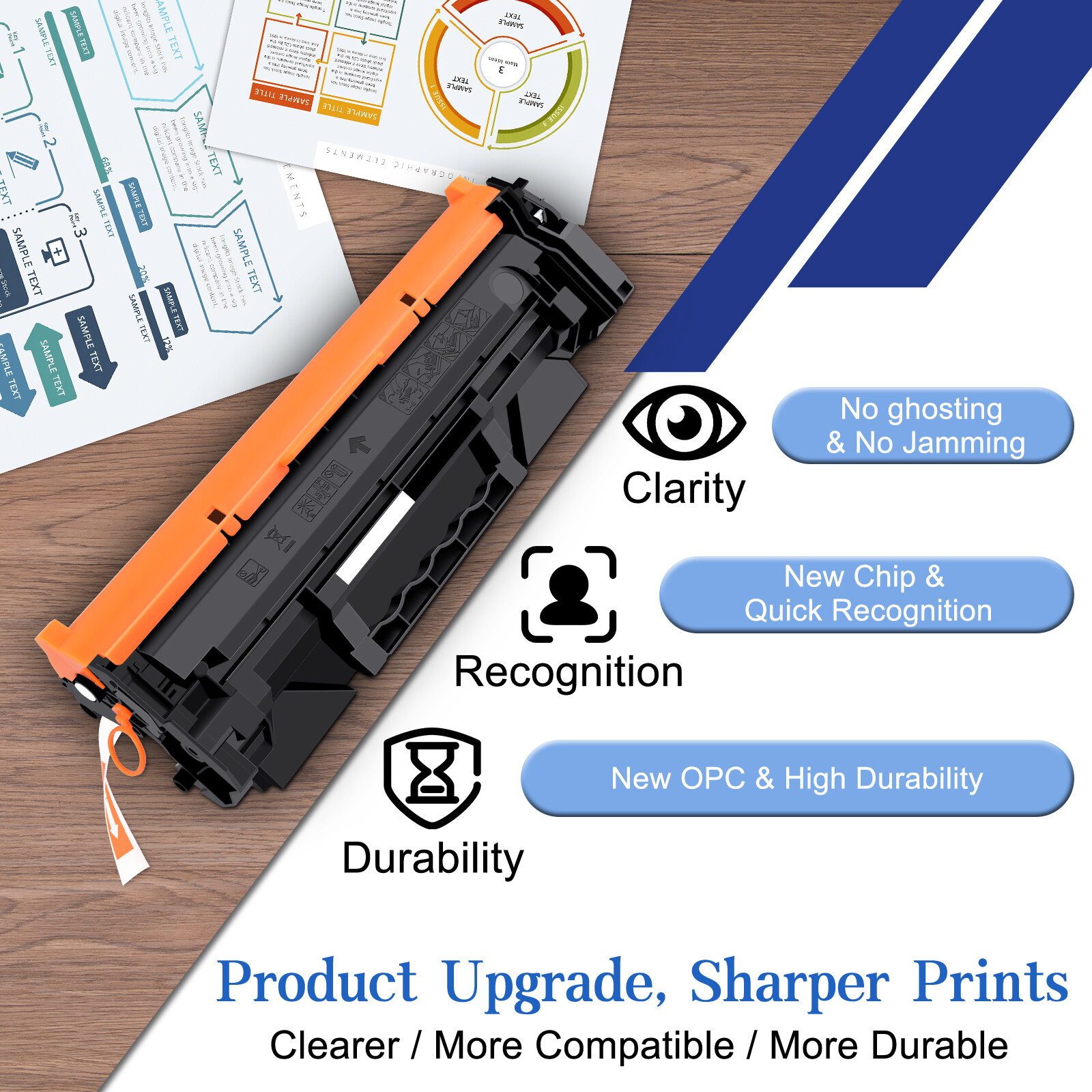 2PK W1380A Toner with Chip For 138A HP LaserJet Pro 3001dw 3001fdw MFP 3101fdw