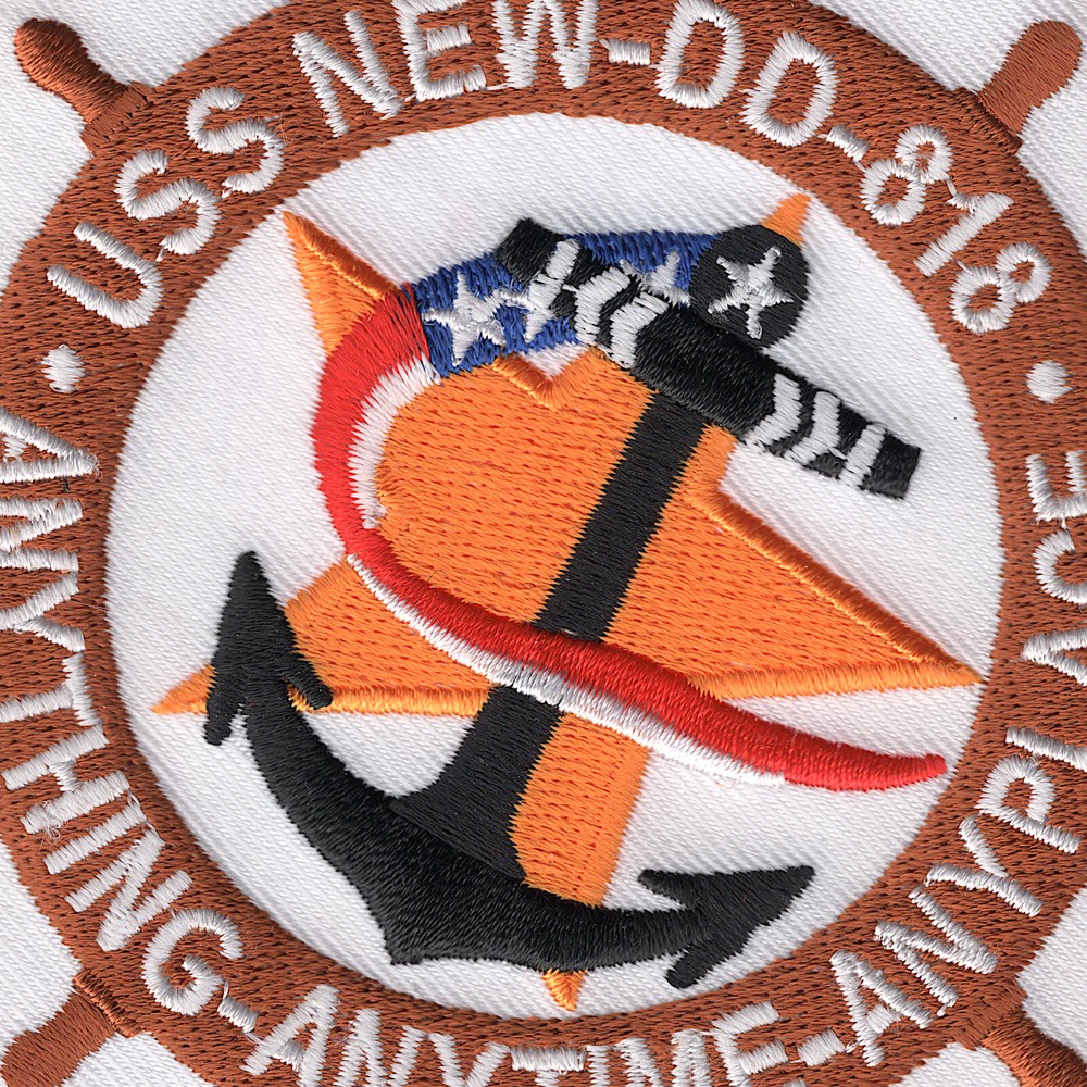 DD-818 USS New Patch Destroyer