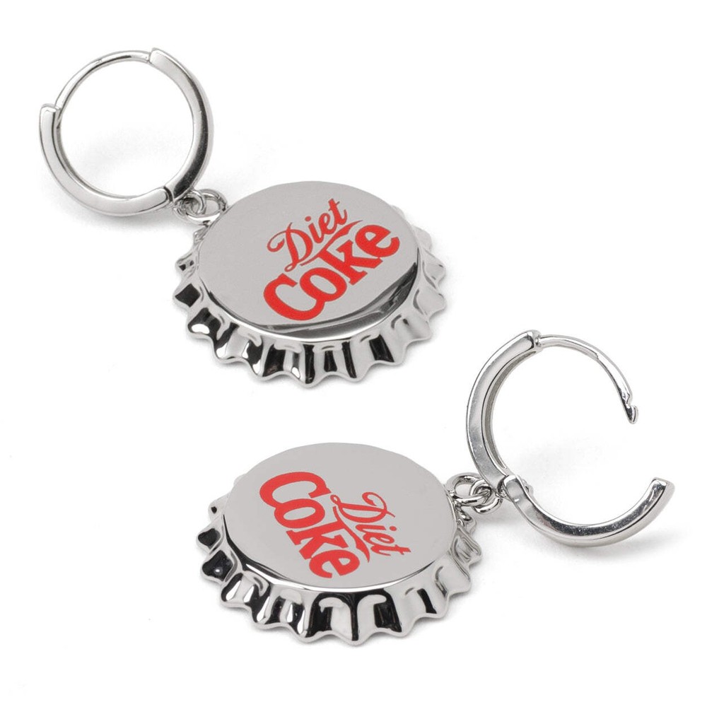 Diet Coke Bottle Cap Earrings